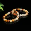 Pulseira Flor de Cristal Amarelo Natural Ai Yu, Pulseira de Cristal Especial, Venda Quente no Atacado para Transmissão ao Vivo de E-commerce S5042802