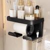 Soporte para secador de pelo sin perforaciones, soporte para secador de pelo, baño, pared colgante, soporte para secador de pelo, estante de almacenamiento