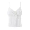 6847-Top Sexy Slim-Fit Estilo Europeu e Americano para Mulheres Moda Nova Primavera/Verão 2026 Tubinho Picante para Meninas com Alças