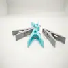 Clipe à prova de vento atacado de fábrica clipe de plástico colorido para roupas clipe de mola forte para calças