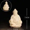 Adorno de Fruta Marfil, Estatua Sentada del Dios de la Riqueza Amarillo, Estatua de Buda, Adoración en Casa, Sala de Estar, Ceremonia de Apertura, Manualidad de Escritorio, Pieza Decorativa Pequeña