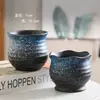 Vaso de flor suculenta cerâmica vaso de árvore velha diâmetro grande liquidação combinação especial cerâmica grossa retangular com prato criativo