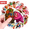 Compra direta transfronteiriça de 50 adesivos engraçados de monstros de Natal com um tema festivo divertido