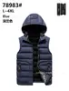 Chaleco de hombre de alta elasticidad con forro polar, moda casual transfronteriza, chaleco de algodón acanalado, con capucha extraíble, color liso, otoño e invierno, comercio exterior