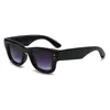 Gafas de Sol Estilo Jennie, Montura Gruesa, Gafas de Sol de Montura Cuadrada Grande, Gafas de Sol Anti-UV, Forma Cóncava para Hombres y Mujeres