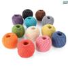 Cor da bola de cânhamo 3 fios 2mm bola de cânhamo DIY acessórios artesanais juute corda 50 metros corda embalagem tag corda atacado