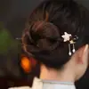 Horquillas Florales Transfronterizas Europeas y Americanas de Estilo Antiguo con Elementos Han, Horquillas de Personalidad Vintage de Moda, Accesorios para el Cabello de Lujo Ligero de Alta Gama para Mujeres
