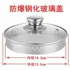Olla de salud, tetera antiescaldaduras, cuerpo de tetera universal, tapa de vidrio templado, tapa única, accesorio de tapa única
