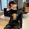 Camada Base Masculina de Lã Quente com Gola Meia-Alta Outono Inverno Novo Estilo Camiseta de Manga Longa para Meninos Grandes e Médios Top Fresco Bonito