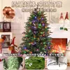 Decoración Navideña Simulada Mezclada PE Flocado Árbol de Navidad Escaparate Grande Escena de Ambiente Arreglo Accesorios Adornos