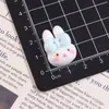 Acessórios de Resina com Laço de Coelho Miffy Cola de Creme DIY Presilhas de Cabelo Enfeites de Cabelo Capa de Celular Tamancos Chaveiro