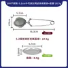 Colador de Té de Acero Inoxidable 304 con Mango de Clip, Cadena Colgante Larga con Forma de Corazón, Drenaje de Té, Oficina, Venta al por Mayor, Entrega 48H