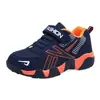 Zapatillas para niños para primavera y otoño, malla transpirable, parte superior de piel elegante, adecuadas para niños mayores y estudiantes, zapatillas de correr de suela blanda, casuales