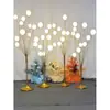 Simples Romântico Multicolorido - Ornamento de Casamento Luminoso de Ferro Forjado Item Padrão Carregamento Tipo Botão Outros Geométricos 3D