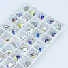 Diamante para Unhas Dongzhou 8mm Ponta Triangular Fundo Plano Diamante Colorido Diamante de Formato Especial Acessórios para Joias DIY Novo Adesivo de Unha com Diamante