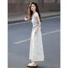 Traje Estampado Skinny Relajado para Mujer 2025 Verano Nuevo Conjunto de Dos Piezas con Top de Cuello Redondo y Falda de Cintura Escalonada