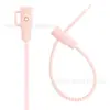 Amarre de Cable de Silicona con Lazo Transfronterizo, Cuerda, Correa, Enrollador de Cables, Llavero, Cable de Datos, Cable de Oficina, Colgante de Caja Misteriosa
