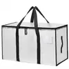 Nueva Bolsa Plegable Impermeable y Resistente a Manchas para Mudanzas Transfronterizas con Gran Capacidad, Cierre de Cremallera, Pe Tejido Recubierto de PP