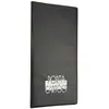 Porta-cartões de visita preto 110X250mm para 80 cartões