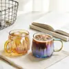 Taza de café, vaso para bebidas frías, vaso de agua de moda, taza de leche para uso doméstico, vaso para bebidas popular, vaso para jugo, vaso de vidrio