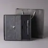 Conjunto de Caixa de Presente Personalizado para Caderno A5, Exquisite Caderno de Pele para Escritório, Livro de Registro Simples para Lembrança
