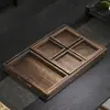 Bandeja de té de madera, bandeja de té, bandeja de té, bandeja de té, té de la tarde de bambú, snack de rejilla de madera, bandeja de frutas secas estilo japonés