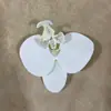 Cabeça de Flor de Orquídea de Filme 3D Simulado, Decoração de Caixa de Presente Artesanal, Tiara de Flores, Flor Artificial DIY Feita à Mão