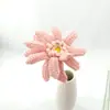 Flor de Gerbera # Lleno de Flores de Hilo # Serie de Ramos de Año Nuevo # Ramo de Flores Artificiales # Producto Terminado # Regalos