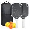Remos de Pickleball de Fibra de Carbono T700 Transfronterizos Set Completo Raqueta de Pickleball Personalizada