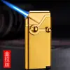 Encendedor de pipa oblicua de aspecto elegante, a prueba de viento, regalo de negocios, encendedor inflable, fabricante de láser