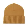 Sombrero Nuevo Estilo para Mujer para Otoño e Invierno, Versión Coreana, Protege Orejas, Moderno, Engrosado, Cálido, Adelgaza Cara Gorro de Punto Grueso de Lana, Color Sólido