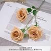 3 Nuevos Ramilletes Redondos de Rosas Artificiales Falsas, Flores de Seda, Flores Artificiales de Plástico, Decoraciones de Alta Gama para Sala de Estar, Productos de Arte Floral para Bodas