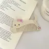Novo Pente Flor Tulipa em Formato de Animal, Criativo e Divertido, Pente de Maquiagem de Acetato Vegetal de Alta Qualidade, Pente Portátil para Penteado