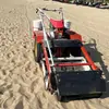Máquina de limpeza de ervas daninhas e sapais, veículo de limpeza de praia empurrado manualmente, veículo de triagem e limpeza de resíduos de praia