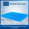 Almofada de assento em gel tipo favo de mel para o verão, almofada de assento de carro em favo de mel ampliada, almofada de assento espessa respirável e ventilada, almofada refrescante de gelatina