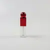 Venda direta do fabricante: Tubos de Gloss Labial 8ml 3,5ml, Frascos Transparentes de Petg com Tampas de Bola Redonda, Frascos de Glaze Labial, Personalizáveis com Logo