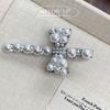 Corea del Sur Pinza de Pato de una Palabra con Lazo de Perla Diamantada Texturizada Accesorios para el Cabello