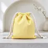 En Stock Bolsa de Cordón Lisa Bolsa para Almacenar Arroz Bolsa Desplegable para Almacenar Harina Bolsa para Empacar Joyería Auriculares Personalizable