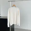 Camiseta Interior de Lana de Oveja Taochuan de 8 Colores, Cuello Redondo, de Una Línea, Lista para Usar, Versátil, Elegante, Tejido Yl279