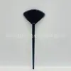 Pincel Bolha de Lã em Forma de Leque, Pincel para Iluminador, Pincel para Pó, Pacote Único Super Macio Pincel Pequeno para Fixar Maquiagem e Iluminar o Rosto