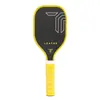 Racket de Pickleball de Fibra de Carbono Glaseado para Postre, Racket de Competición Glaseado Anticaída y Duradero, Mini Racket de Bateo de Alta Resistencia y Duradero
