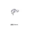 Hebilla de Plata de Ley S925, Hebilla de Acabado, Hebilla de Alambre, Accesorios para Joyería DIY Hechos a Mano, Pulsera de Cuentas, Material para Collares