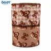 Cinta de cuadros con estampado de osito de peluche marrón con lazo, empaque floral, materiales para manualidades, venta al por mayor desde el fabricante