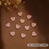 Arte de Uñas Rosa Aleación Goteo de Aceite Corazón Decoraciones para Uñas Estilo Japonés Corazón en Uña Uñas Postizas Decoraciones para Uñas Corazón Cruzado