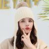 Boné de confinamento engrossado boné pós-parto outono e inverno quente bonito chapéu de maternidade feminino inverno primavera e outono moda lã chapéu de maternidade à prova de vento