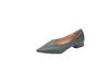 Sapatos femininos de salto grosso de cunha simples 2023 outono nova boca rasa Internet celebridade apontou dedo suave sapatos de camada única para mulheres
