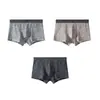 Venta al por mayor de Hua Jielong de calzoncillos para hombre de algodón estampado, cintura media simple, talla grande, transpirables, disponibles para dropshipping