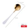 Cuchara Pequeña de Acero Inoxidable de Celebridad de Internet de Fábrica Cuchara de Sopa para el Hogar Creativa Linda Estilo Coreano Mango Largo Cuchara de Comedor para Niños
