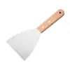 Ferramentas de combinação para churrasco de aço inoxidável para fabricantes, conjunto para churrasco ao ar livre, espátula de fritar, espátula furada, espátula de três lados, espátula para bife, espátula de cozinha