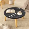 Mesa Redonda Pequeña para Ventana Saliente, Mesa Kang de Dormitorio, Mesa de Café Pequeña, Mesa Baja de Té Tatami para Apartamento Pequeño, Mesa Baja Pequeña de Piso para el Hogar